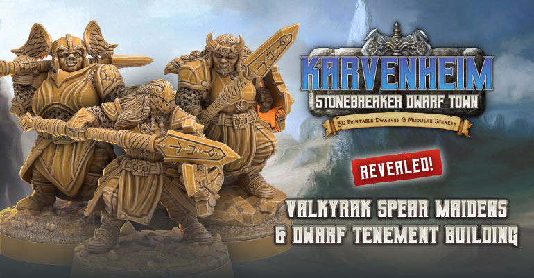 The Valkyrak Spear Maidens Descend From Karvenheim’s Tenements